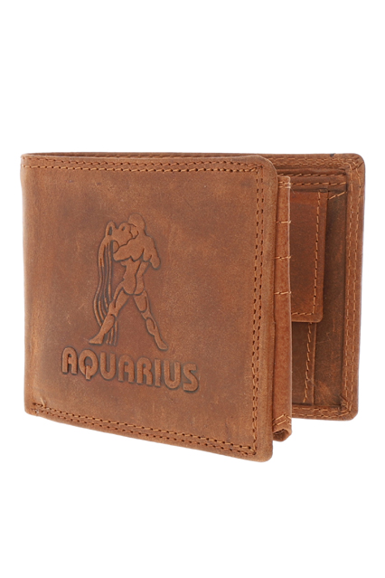 Aquarius Zodiac Sign Men's Wallet