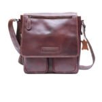80104- Men's Leather Sling Bag