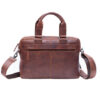 80115- Men's Leather Laptop Bag