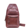 Men's LeatherCrossbody Backpack