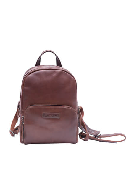 Girl's Leather Backpack