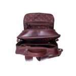 80121-Leather Laptop bag Cum Backpack
