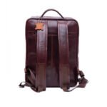 80121-Leather Laptop bag Cum Backpack