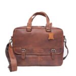 80122 - Men's Leather Laptop Bag