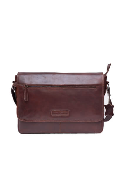 Leather Laptop Cum Business Bag