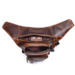 8022-Mens Leather Leg Bag