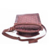 8076- Unisex Leather Messenger Bag - Image 3