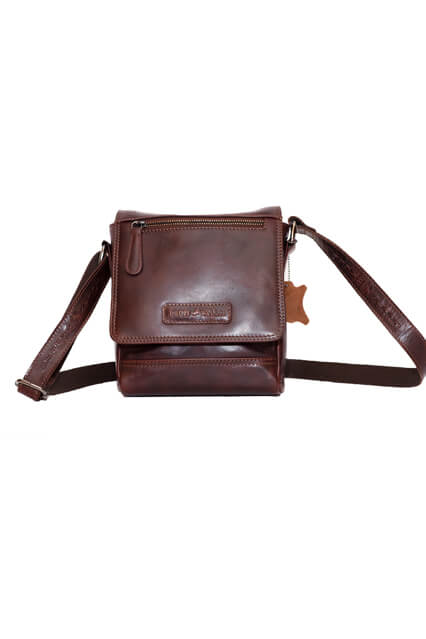 8083- Unisex Leather Sling Bag