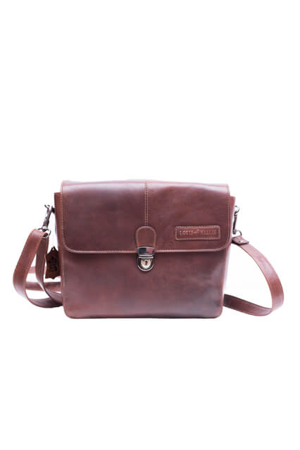 Men's Leather Messenger Bag