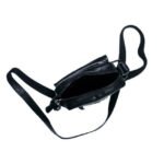 80136-Black Leather Sling Bag